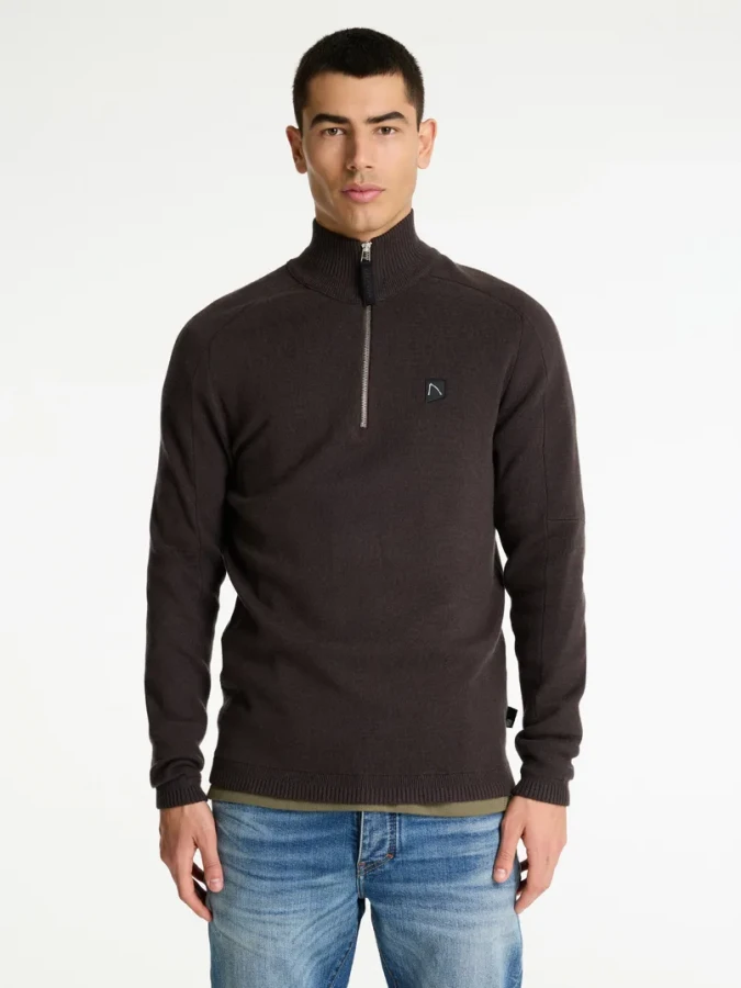 Afbeelding van 31150003 E73 - OSCAR HALF ZIP - Heren Trui - CHASIN'